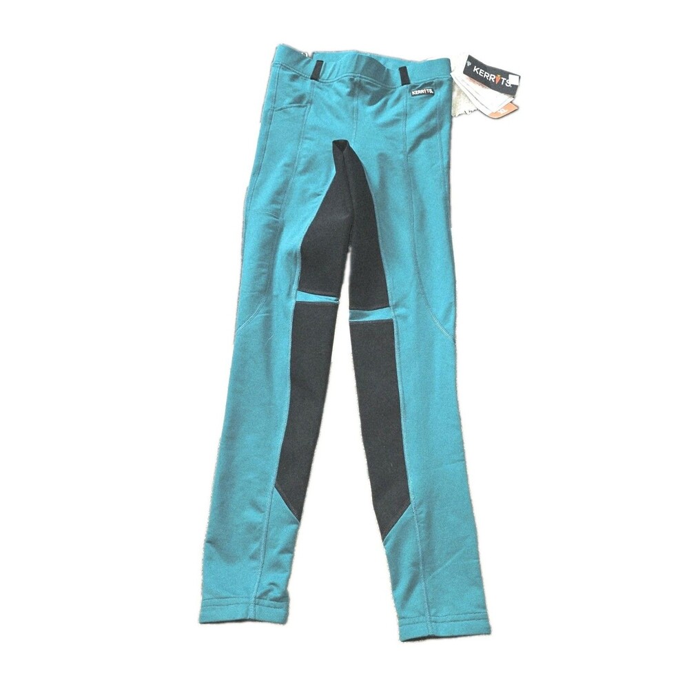 KERRITS FLEX Tight II NWT XL (16/18) Girls Full Seat Emerald Green Riding Pants